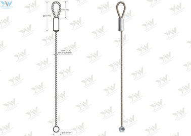 La bride de foulard de câble métallique de bride de fil d'acier/adaptent la longueur aux besoins du client pour des ensembles de suspension