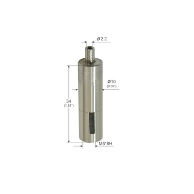 Fermeture de câble métallique Garniture de câble en laiton Nickel plaqué Corde de fil de 1,5 mm de diamètre pour système de suspension