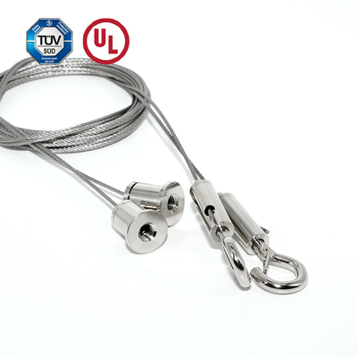 Système de suspension pour lampe LED suspendue au plafond