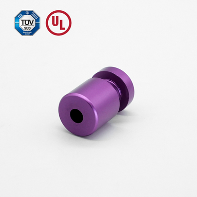 Indicateur de résistance en aluminium violet réglable pour panneau acrylique / gazon