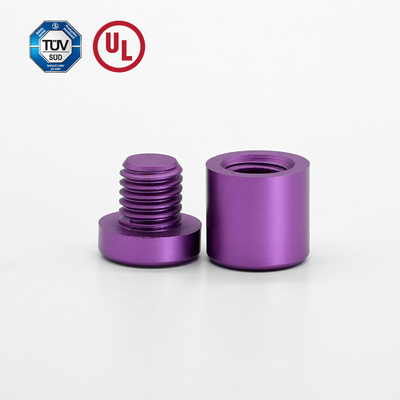 Indicateur de résistance en aluminium violet réglable pour panneau acrylique / gazon