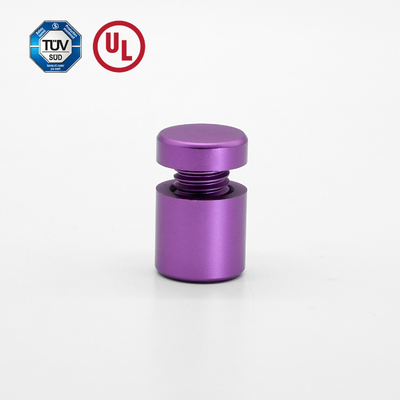 Indicateur de résistance en aluminium violet réglable pour panneau acrylique / gazon