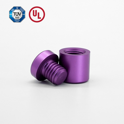 Indicateur de résistance en aluminium violet réglable pour panneau acrylique / gazon