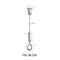Allumage de la suspension convenable Kit With Adjustable Gripper Hook YW86336 de fil